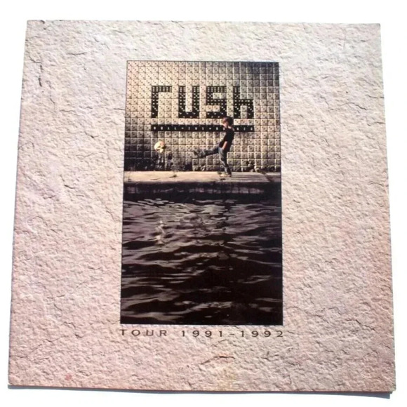 Vintage RUSH 1991-1992 ROLL THE BONES Tour Concert Program Book Neil Peart - Picture 1 of 5
